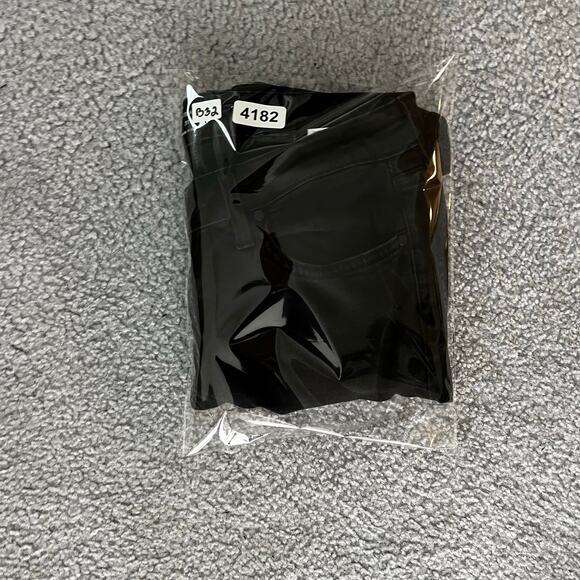 Just Black Skinny Jeans Womens 31 Black Rock 'n' Roll Dark Wash Mid-Rise Classic - Picture 9 of 9